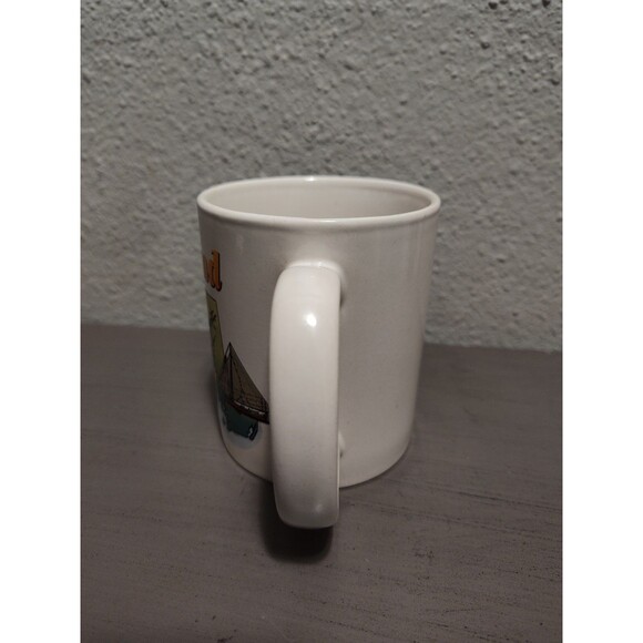 Vintage Maryland Souvenir Coffee Mug State Map Landmarks Travel Gift Cup USA - Picture 4 of 7